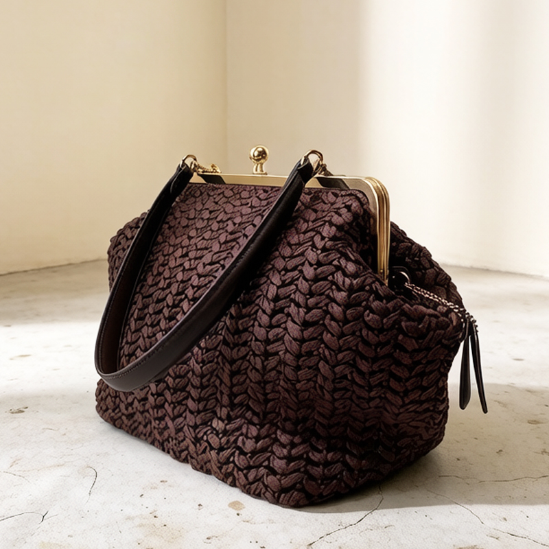Beach Bag Straw - Ręcznie Plecione Torby Plażowe z Raffii