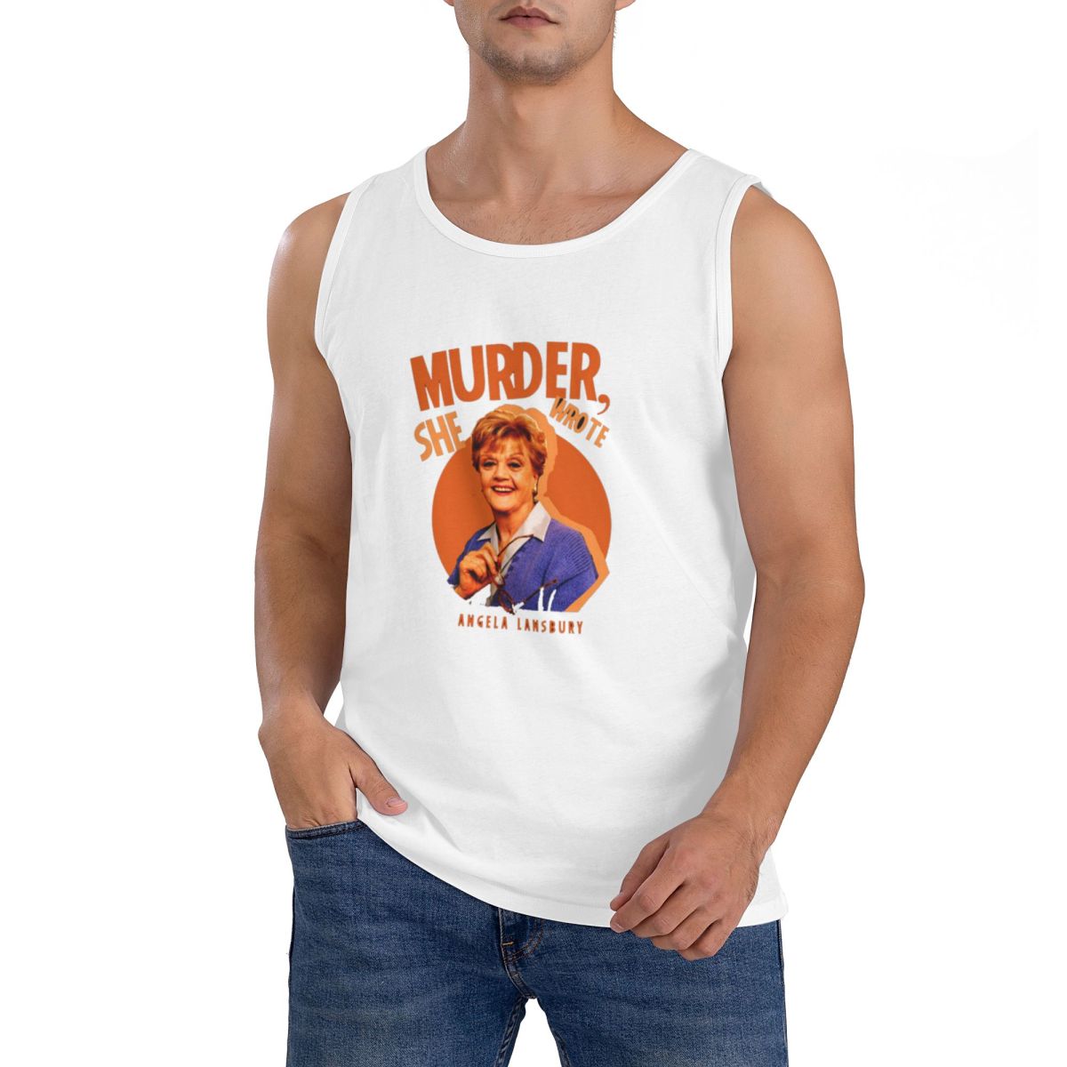 Summer Clothing Not Shein - Koszulka bez rękawów męska 100% bawełna