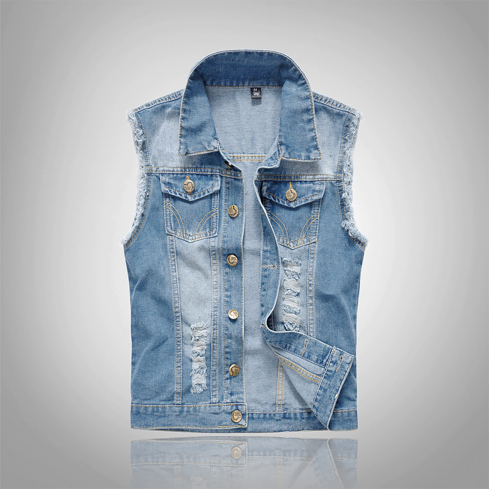 Summer Light Clothing - Modna odzież męska dla motocyklowców: jasnoniebieska