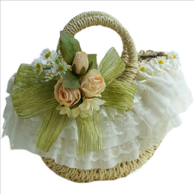 Beach Bag Straw - Torba słomkowa w stylu country Lolita,