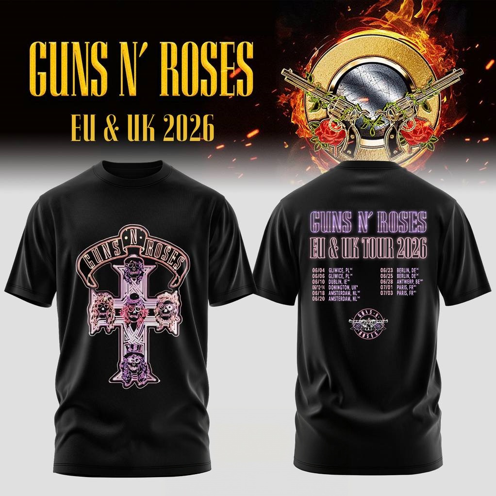 Summer Clothing Uk - Koszulka z grafiką Guns N' Roses