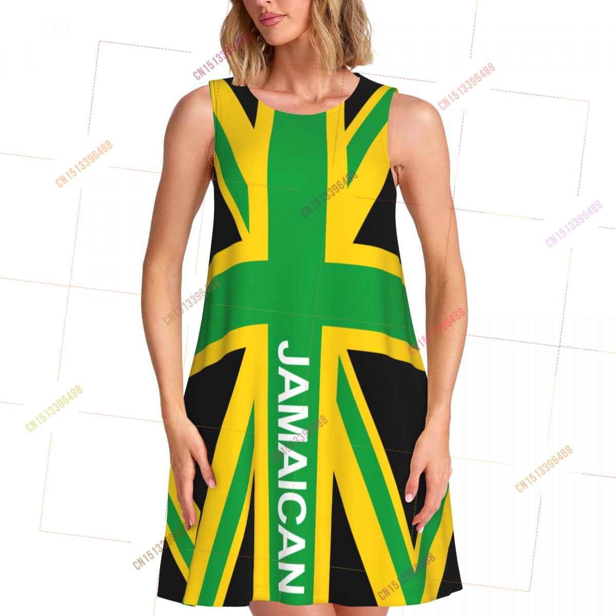 Summer Clothing Uk - Sukienka damska z flagą Jamajki i