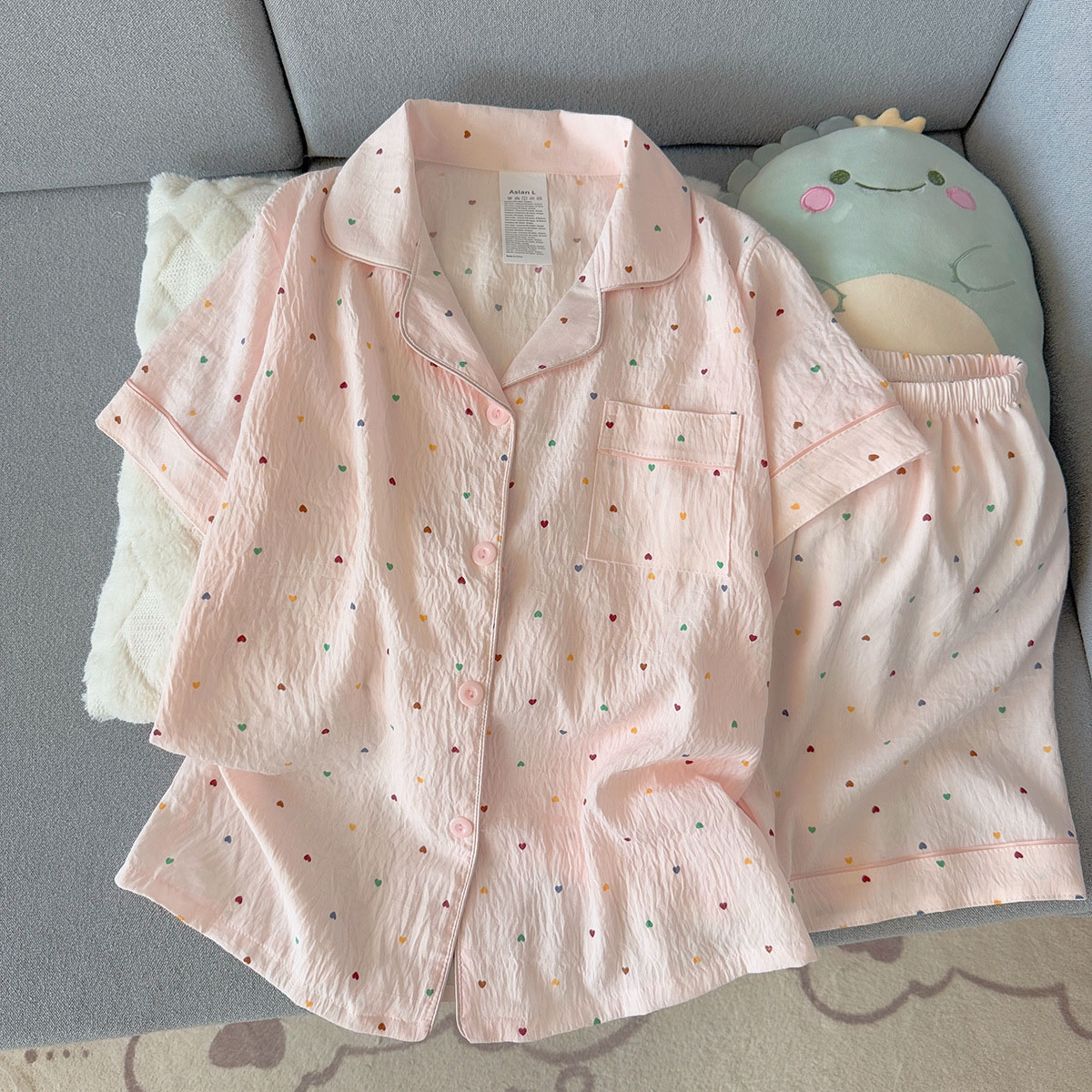 Summer Clothing Cheap - Damski komplet piżamy z bawełny w