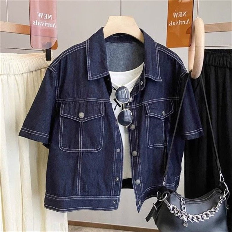 Summer Clothing Cheap - 2025 Letnia damska kurtka dżinsowa z