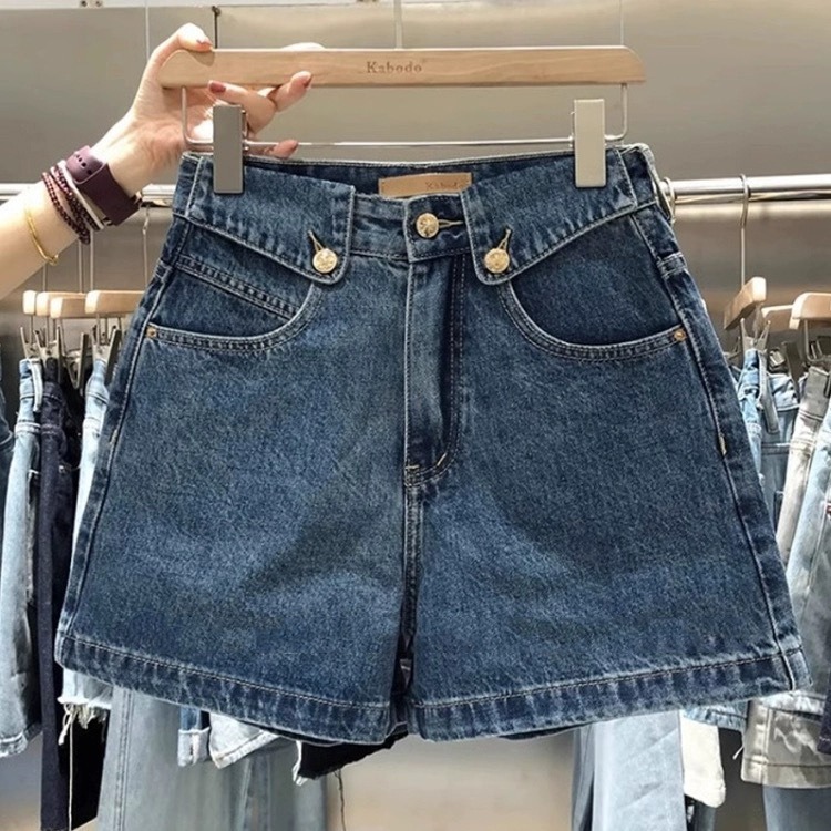 Summer Clothing Cheap - Damskie niszowe, designerskie szorty jeansowe z