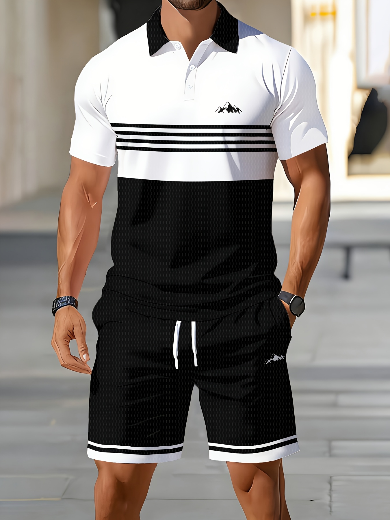 Summer Clothing Design - Męski zestaw polo na lato 2026