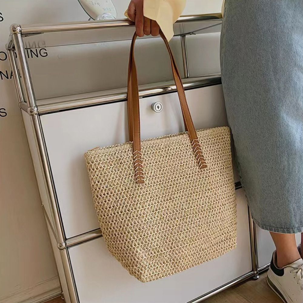 Modna torba typu tote z plecio – Beach Bag Straw recenzja i cena