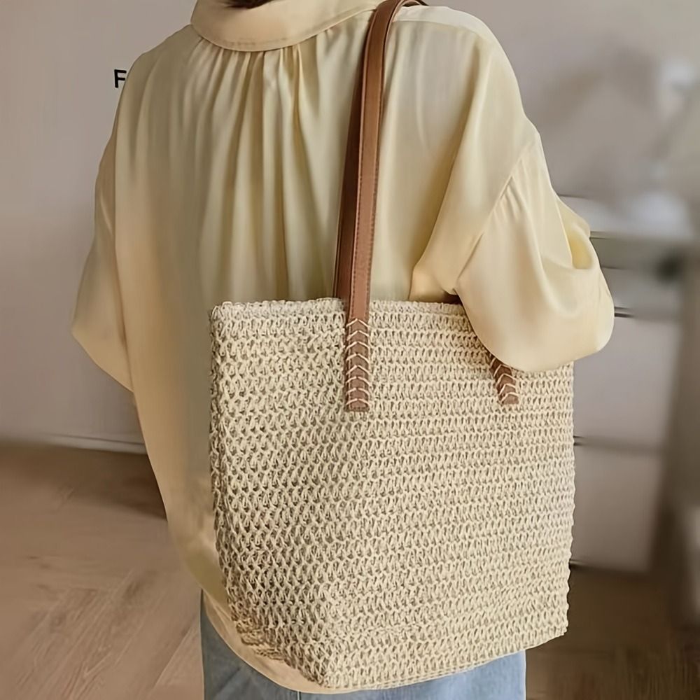 Modna torba typu tote z plecio – Beach Bag Straw recenzja i cena
