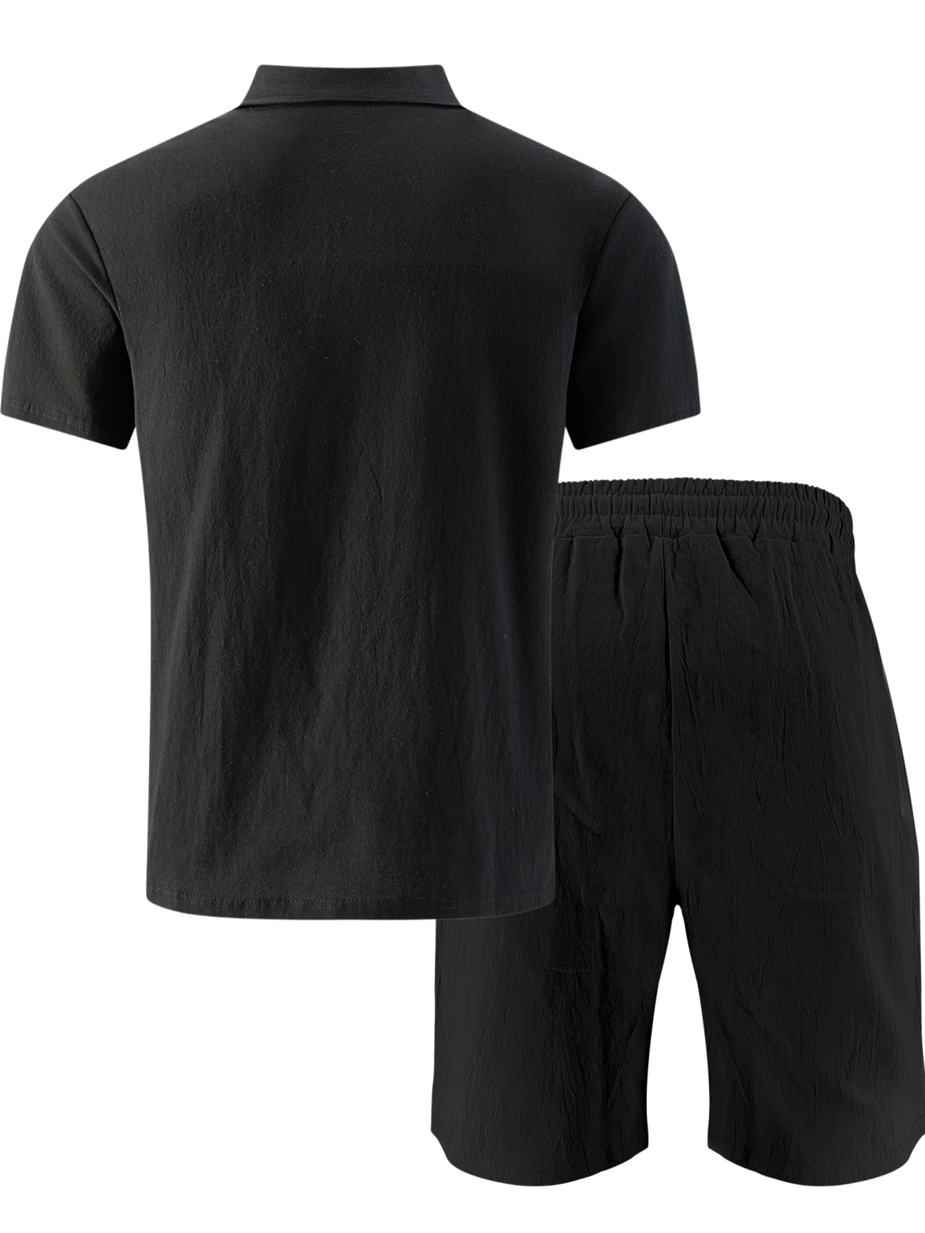 Męski teksturowany lniany zest – Linen Shorts Men recenzja i cena