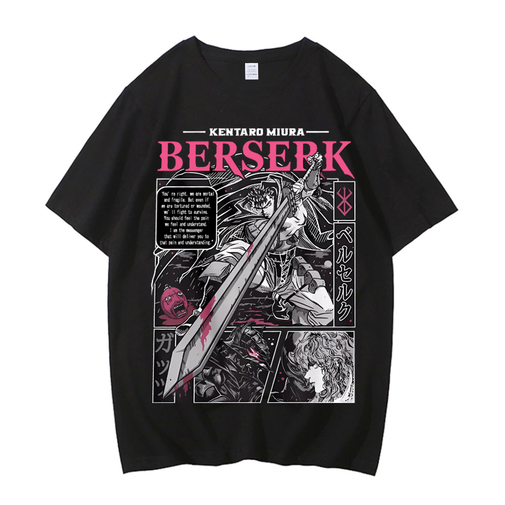 Koszulka Anime Berserk na Lato – Summer Clothing Good Quality recenzja i cena