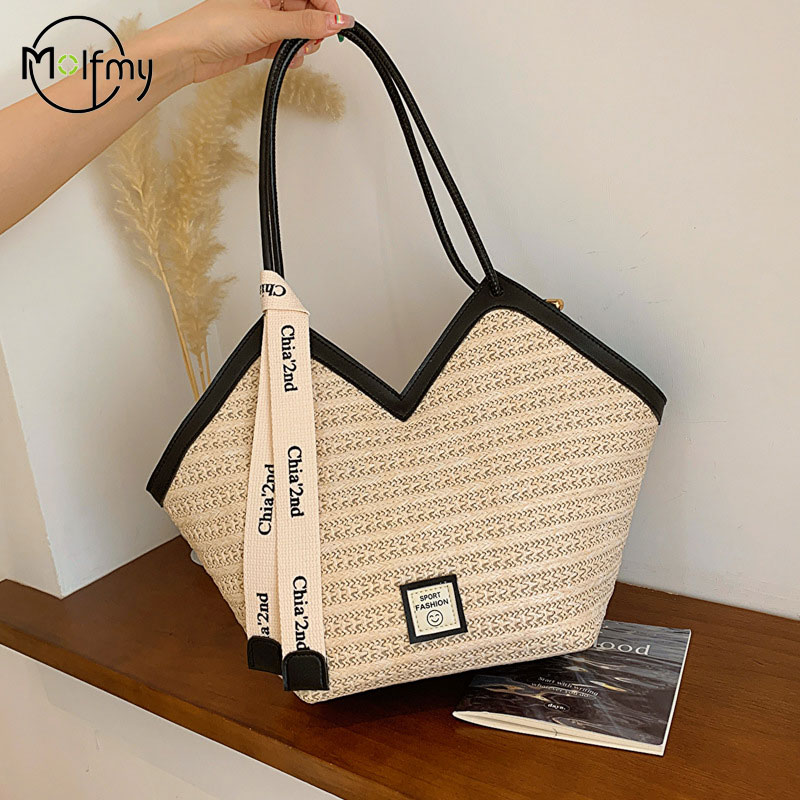 Damska torba plażowa Vintage r – Beach Bag Straw recenzja i cena