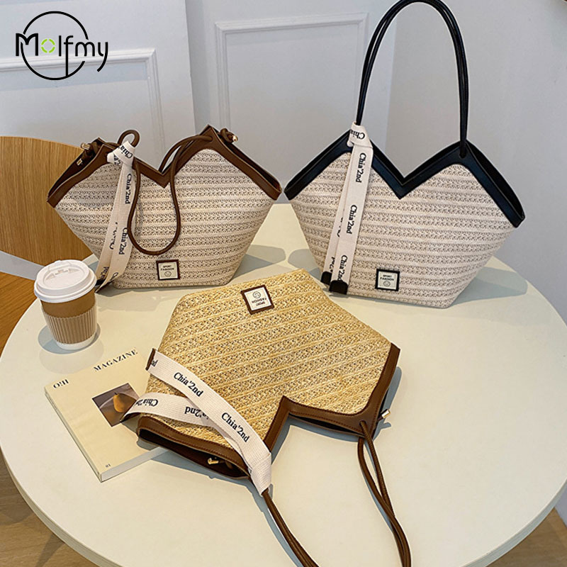 Damska torba plażowa Vintage r – Beach Bag Straw recenzja i cena