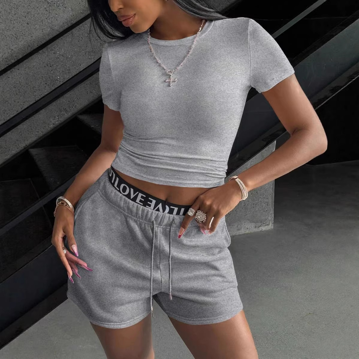 Damski modny dwuczęściowy komp – Summer Clothing Girl recenzja i cena