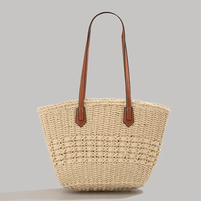 Bardzo duża składana torba ze  – Beach Bag Straw recenzja i cena
