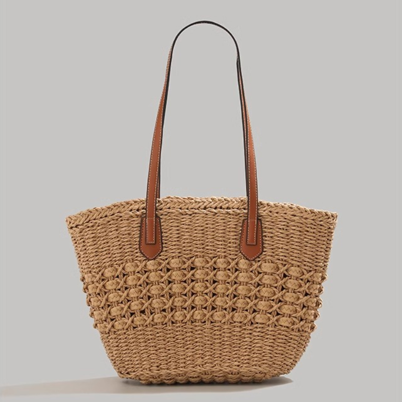 Bardzo duża składana torba ze  – Beach Bag Straw recenzja i cena