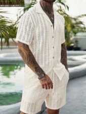 Męski zestaw 2-częściowy z dzi – Summer Clothing Mens recenzja i cena