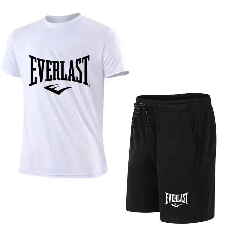 Męski zestaw EVERLAST: T-shirt – Summer Gym Clothing recenzja i cena