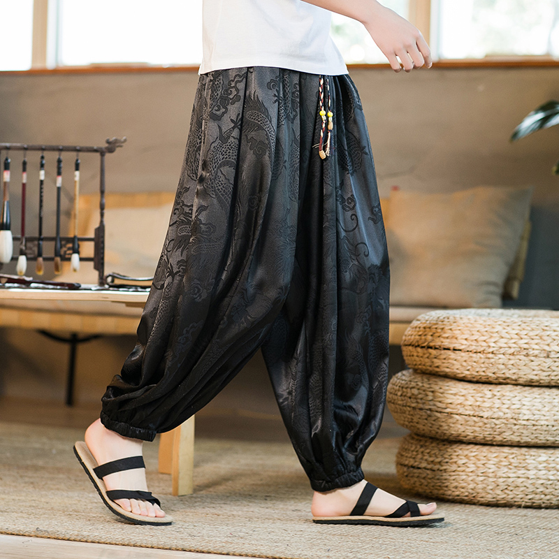 Męskie spodnie z szerokimi nog – Summer Light Clothing recenzja i cena