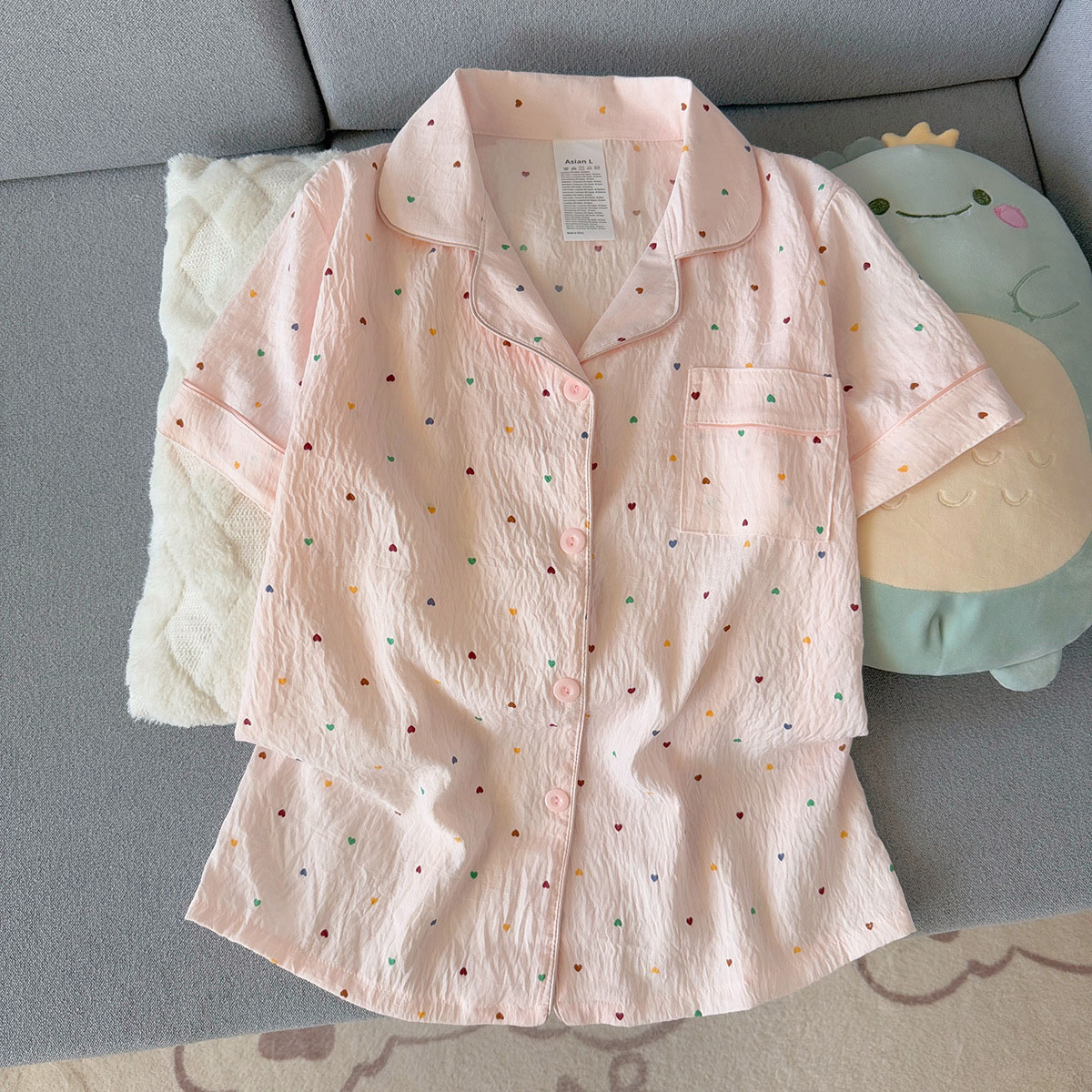 Damski komplet piżamy z bawełn – Summer Clothing Cheap recenzja i cena