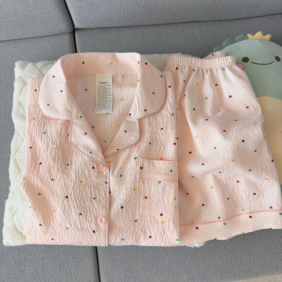 Damski komplet piżamy z bawełn – Summer Clothing Cheap recenzja i cena