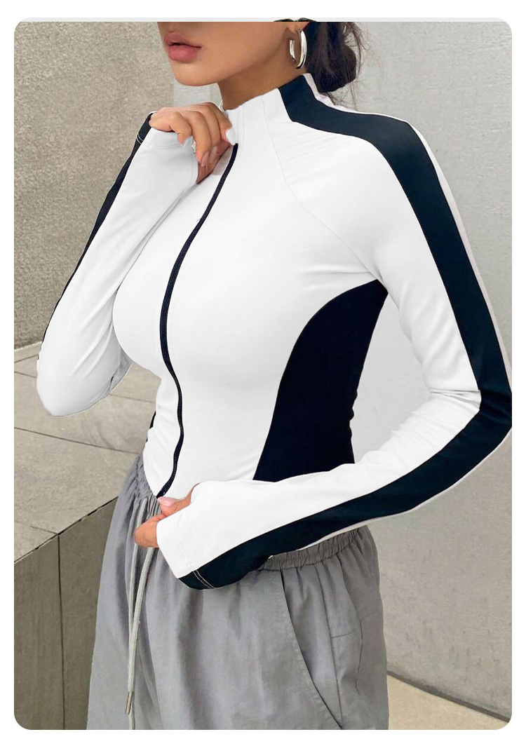 Kurtka do jogi z wysokim kołni – Summer Knit Clothing recenzja i cena