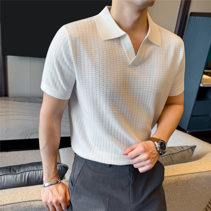 Męska dzianinowa koszulka polo – Summer Light Clothing recenzja i cena