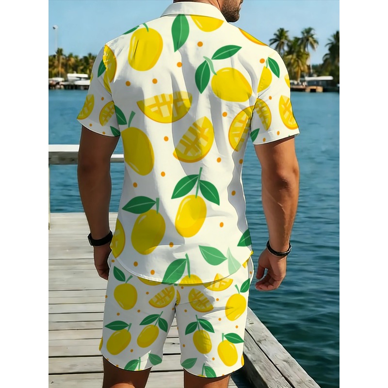 Męski zestaw koszuli z krótkim – Linen Shorts Men recenzja i cena
