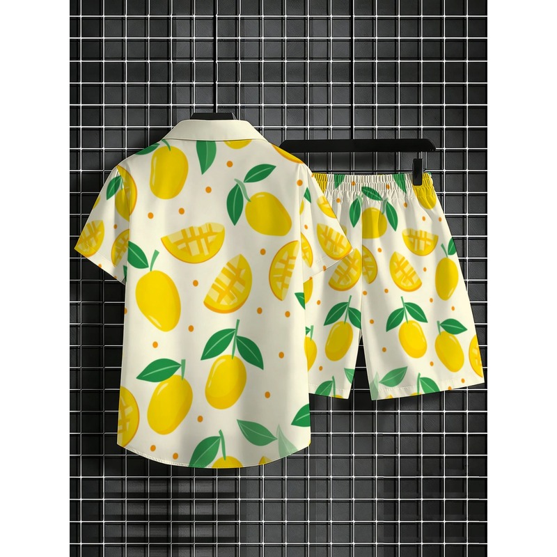 Męski zestaw koszuli z krótkim – Linen Shorts Men recenzja i cena
