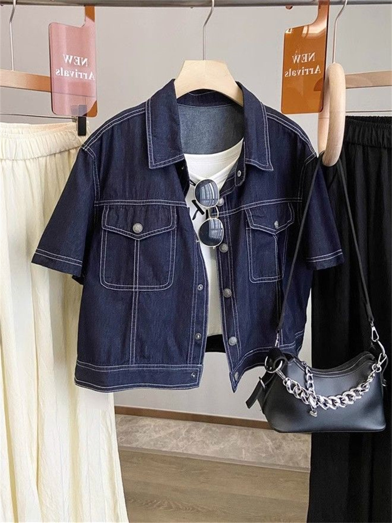 2025 Letnia damska kurtka dżin – Summer Clothing Cheap recenzja i cena
