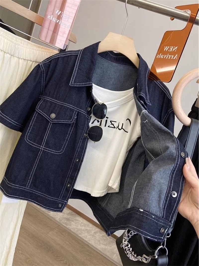 2025 Letnia damska kurtka dżin – Summer Clothing Cheap recenzja i cena