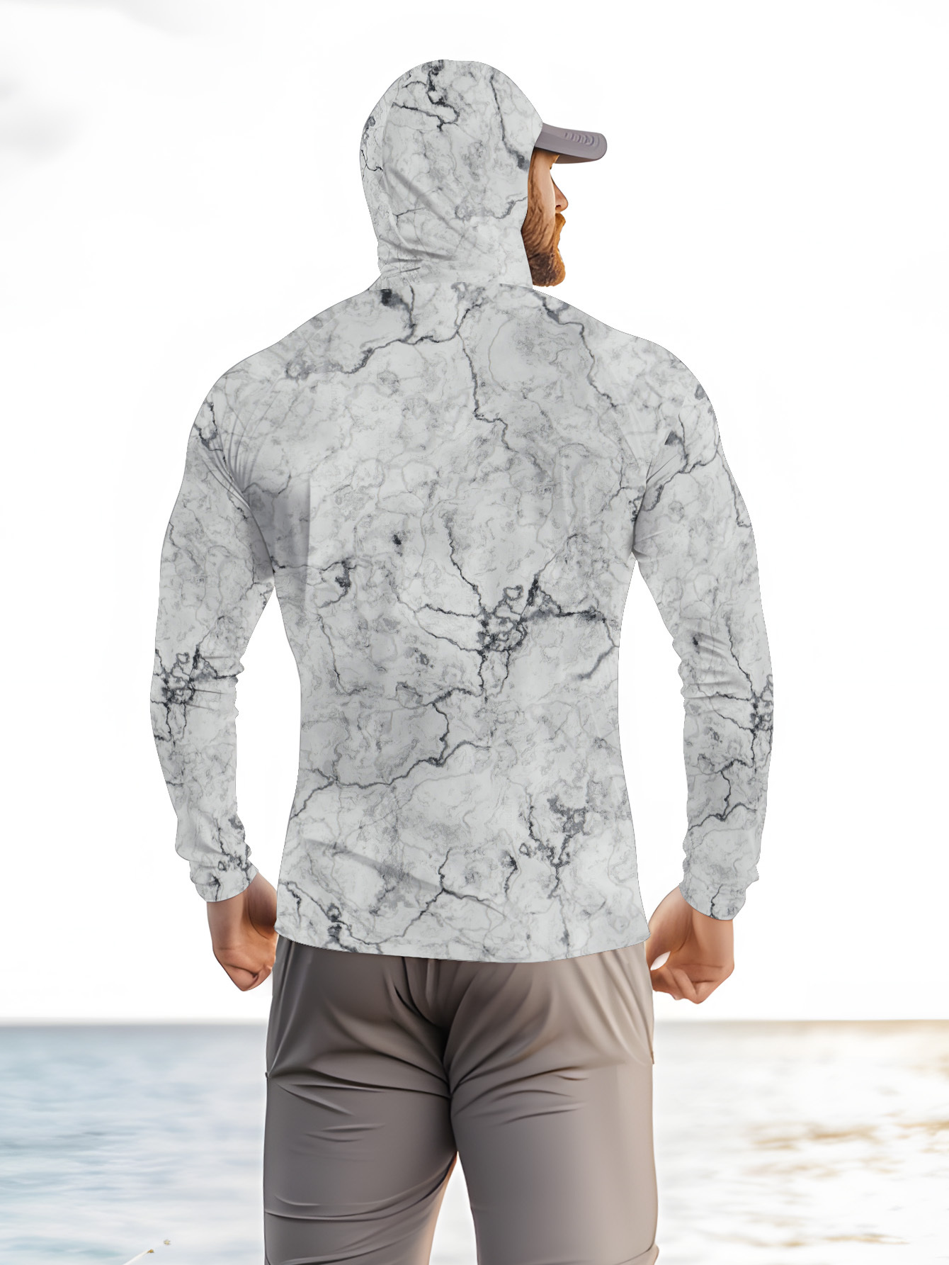 Męska koszulka wędkarska z kap – Summer Clothing Mens recenzja i cena