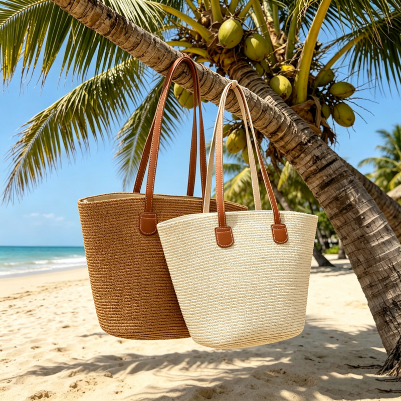 CLAREGQI Damska torba typu tot – Beach Bag Straw recenzja i cena