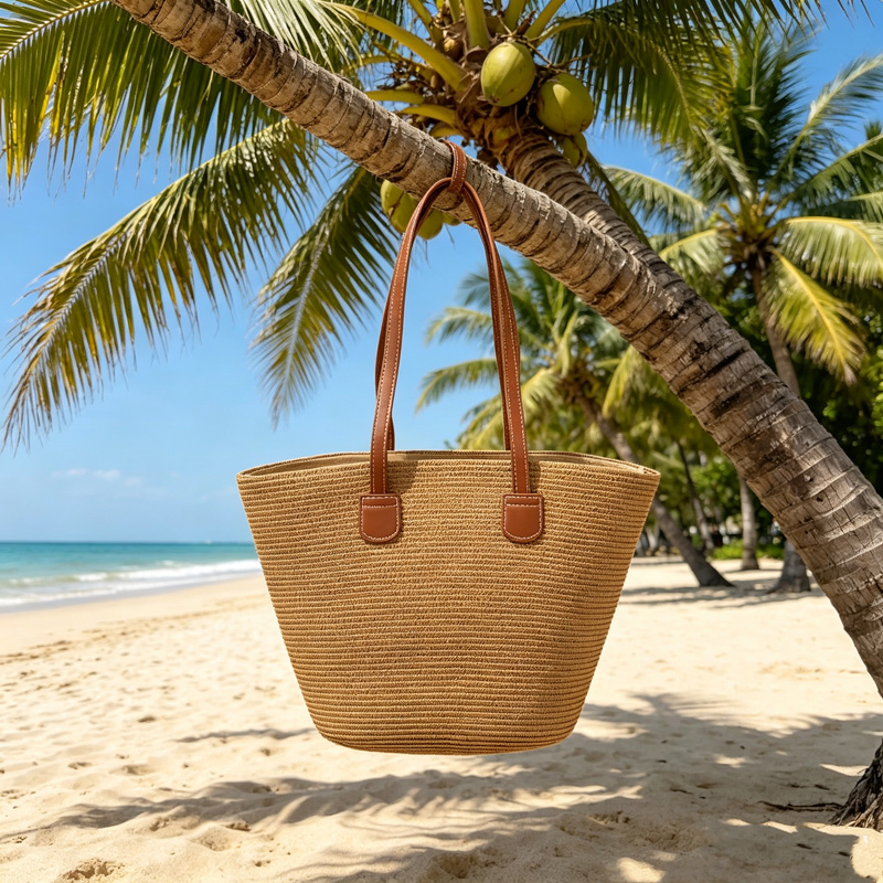 CLAREGQI Damska torba typu tot – Beach Bag Straw recenzja i cena