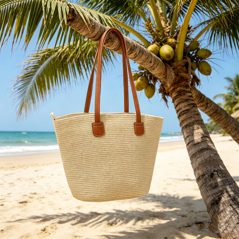 CLAREGQI Damska torba typu tot – Beach Bag Straw recenzja i cena