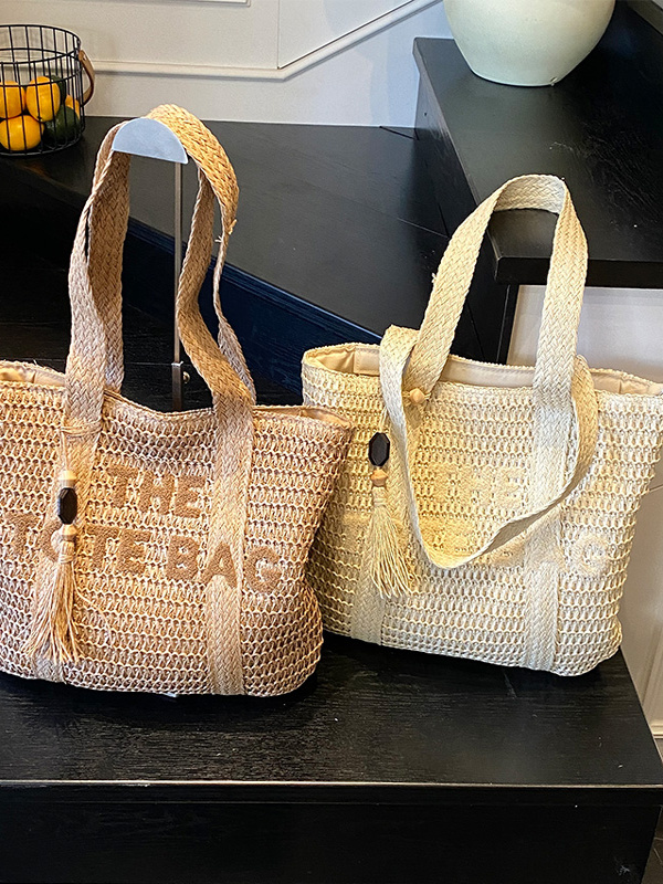 Letnia Torba Plażowa Duża Poje – Beach Bag Straw recenzja i cena