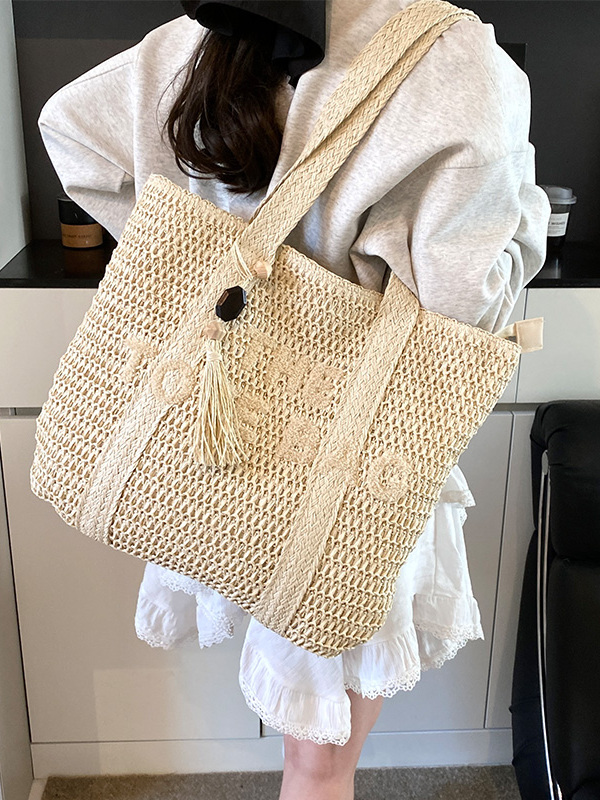 Letnia Torba Plażowa Duża Poje – Beach Bag Straw recenzja i cena