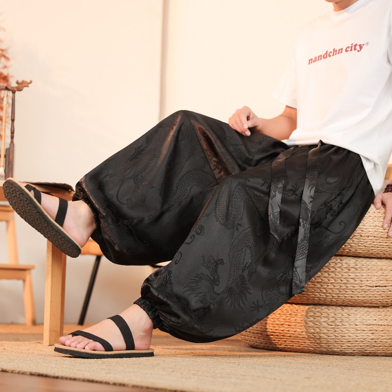 Męskie szerokie spodnie na lat – Summer Light Clothing recenzja i cena