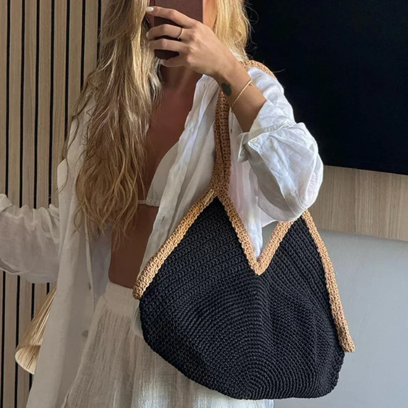 Letnia Nowa Ręcznie Tkana Torb – Beach Bag Straw recenzja i cena