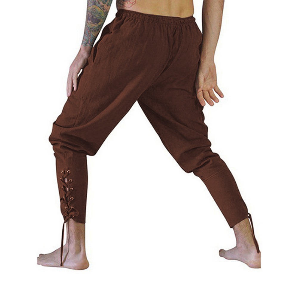 Spodnie pirackie kostium wikin – Linen Shorts Men recenzja i cena